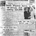 31-361 South Wigston Club Newspaper Front Page June 1971 31-361 South Wigston Club Newspaper Front Page June 1971