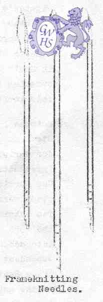 15-065 Framework Knitting Needles