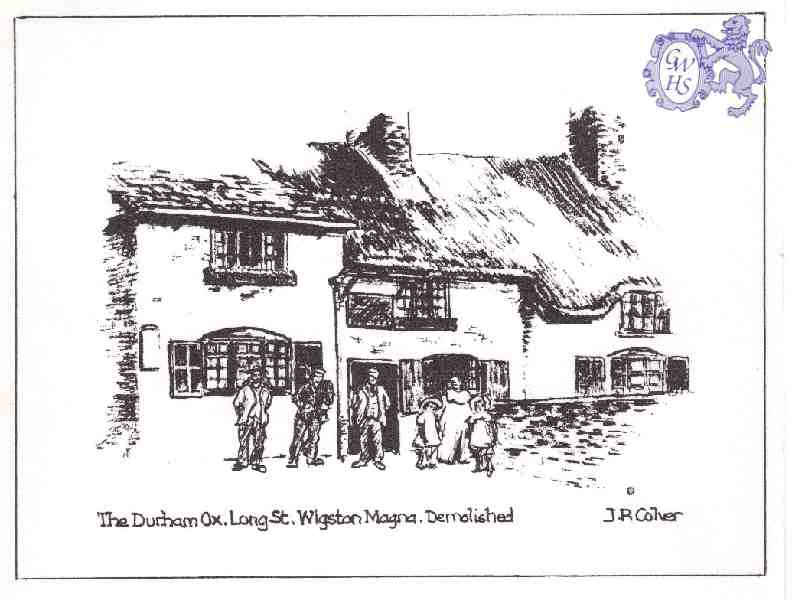 15-138 The Durham Ox Long Street Wigston Magna - J R Colver