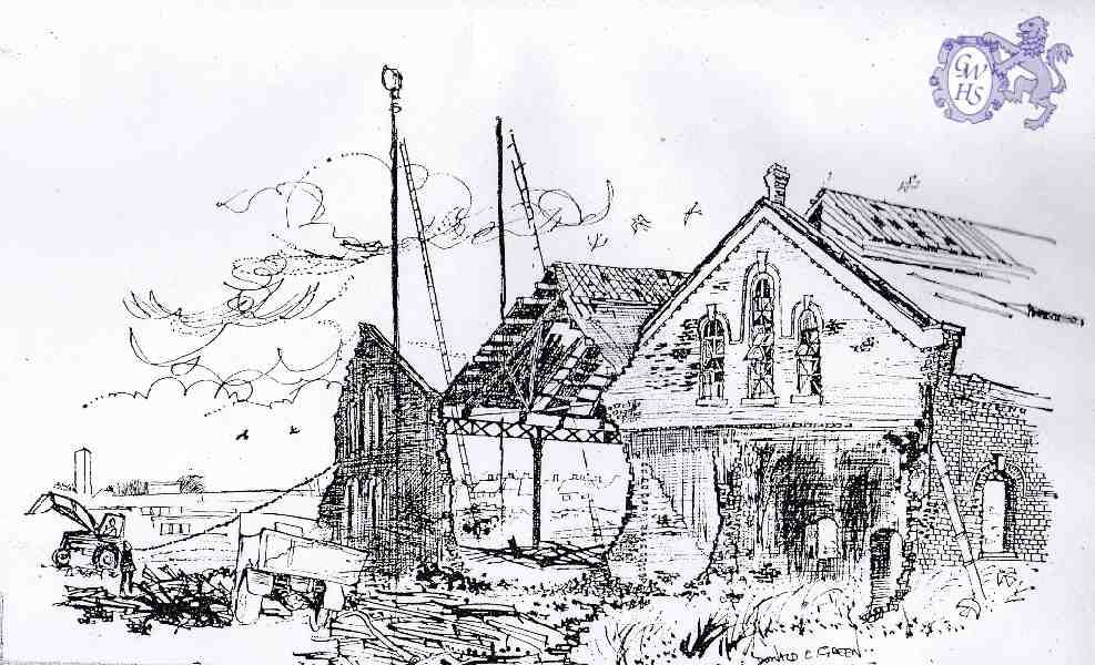 29-688 Demolition of Engine Sheds at Wigston by Daonald E Green