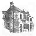 14-053 The Railway Hotel Wigston Magna - J Colver