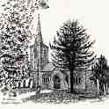 23-828 St Wistan's Church Wigston Magna by C C Sutherland 1991