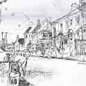 29-715 Station Road looking towards the Spion Kop Bridge Wigston Magna by Daonald E Green