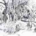 29-721 The Old Mere Lane between Wigston and Newton Harcourt by Daonald E Green