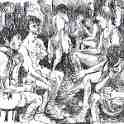 29-731 Football team in changing room by Donald E Green