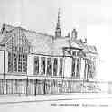 31-173 Drawing of the Old Long Street National School Wigston Magna
