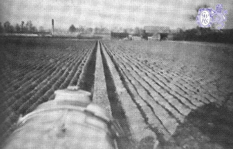 22-402 Ploughing on Vin Wilfords tractor 1940's  Wigston Magna