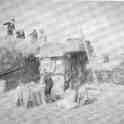 22-404 Threshing Corn 1950's  Wigston Magna