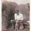 6-5 Duncan Lucas with Rufus the dog Wigston Magna 1950's