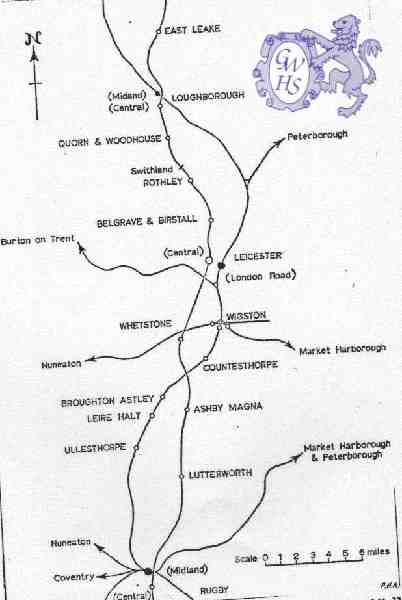 14-222 Leicestershire Railway Map