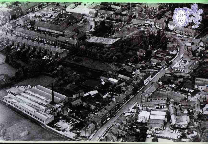 19-012 Wigston Magna from the air circa 1960