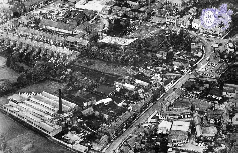 19-012b Wigston Magna from the air circa 1960