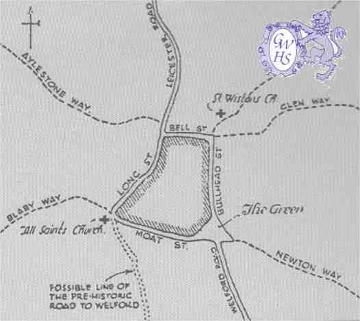 19-429 Medieval Wigston Map