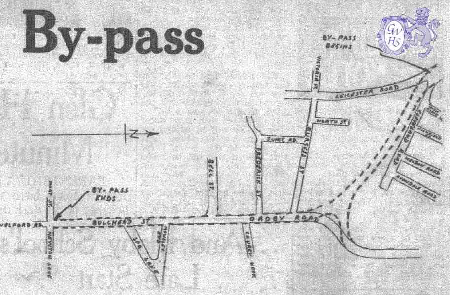 22-473 Route of Wigston Magna By-pass 1968 
