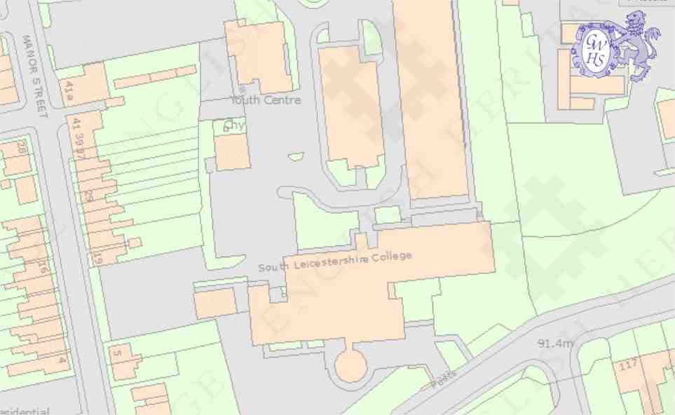 23-388 plan of South Leicestershire College Station Road Wigston Magnacirca 2000