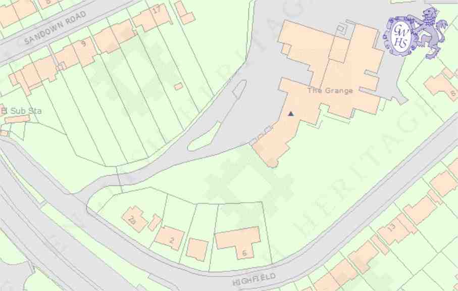 23-392 Plan of The Grange Wigston Magna circa 2000