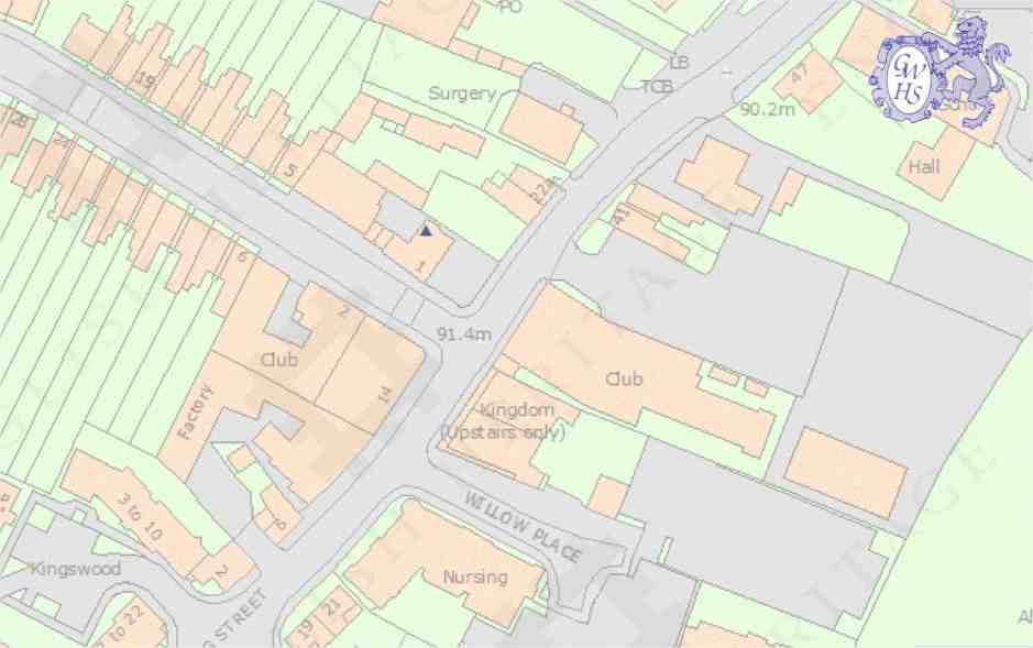 23-395 Plan of the Co-op building in Long Street Wigston Magna circa 2000