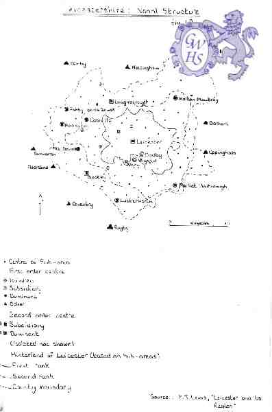 26-327 Leicestershire Nodal Structure 1950