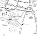 23-662b Map showing the medieval streets of the the village of Wigston Magna 23-662b Map showing the medieval streets of the the village of Wigston Magna