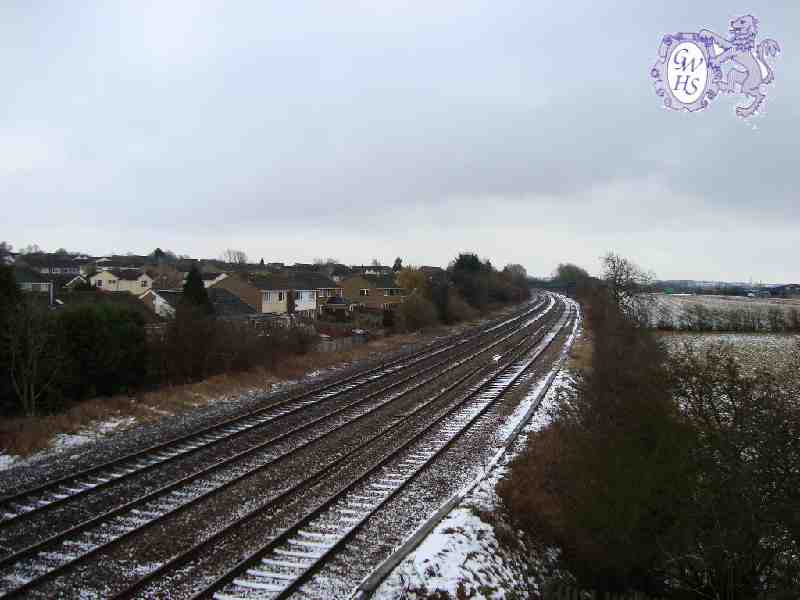 14-100 Taken from the Rally bridge Wigston Magna looking south Feb 2010