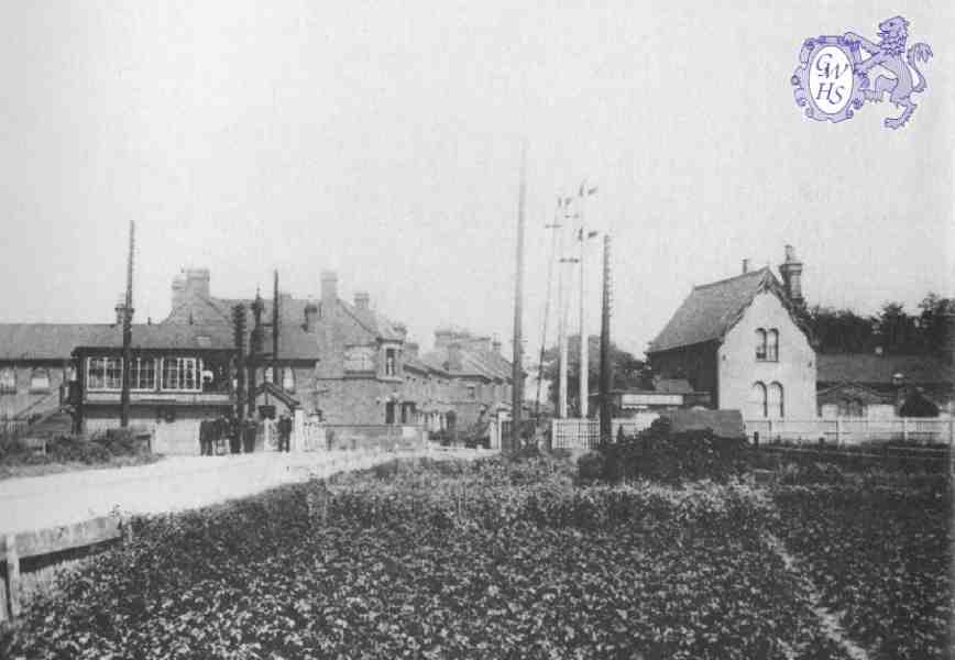 22-040a Wigston Magna Station circa 1899