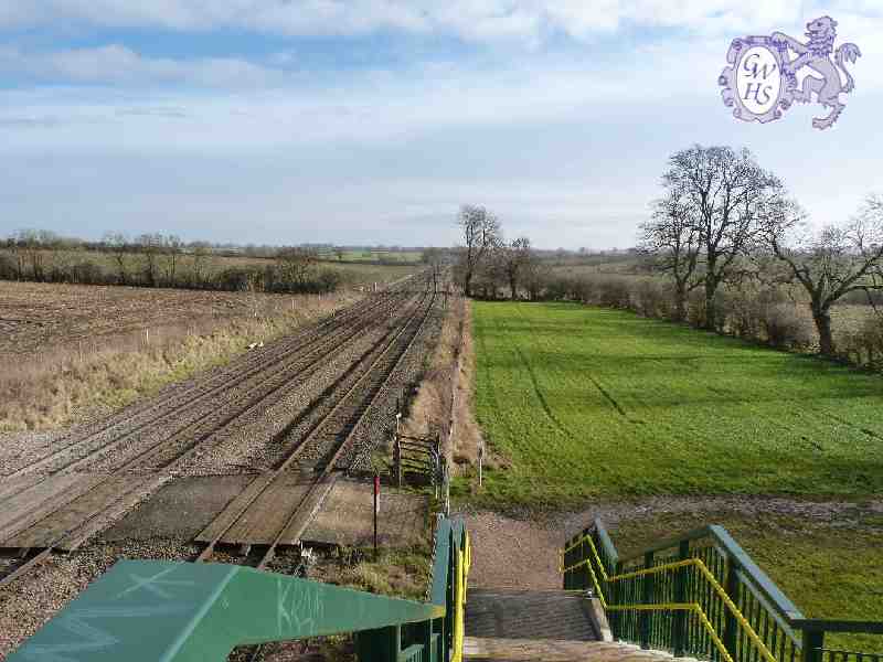 23-726 Taken from the New Railway Bridge at end of Cooks Lane Wigston Magna Jan 2014 looking towards London