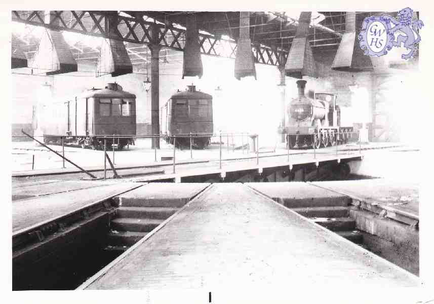 7-152 Inside Round House South Wigston 1934 engine Midland Class II built circa 1870