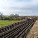 23-723 Taken from New Railway Bridge at end of Cooks Lane Wigston Magna Jan 2014 looking towards London