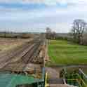23-726 Taken from the New Railway Bridge at end of Cooks Lane Wigston Magna Jan 2014 looking towards London