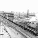 7-137a Train - Wigston Ten Row  Spion Kop 1950