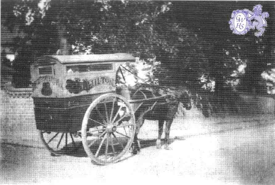 22-207 Hilton Horse drawn bread delivery van Wigston Magna
