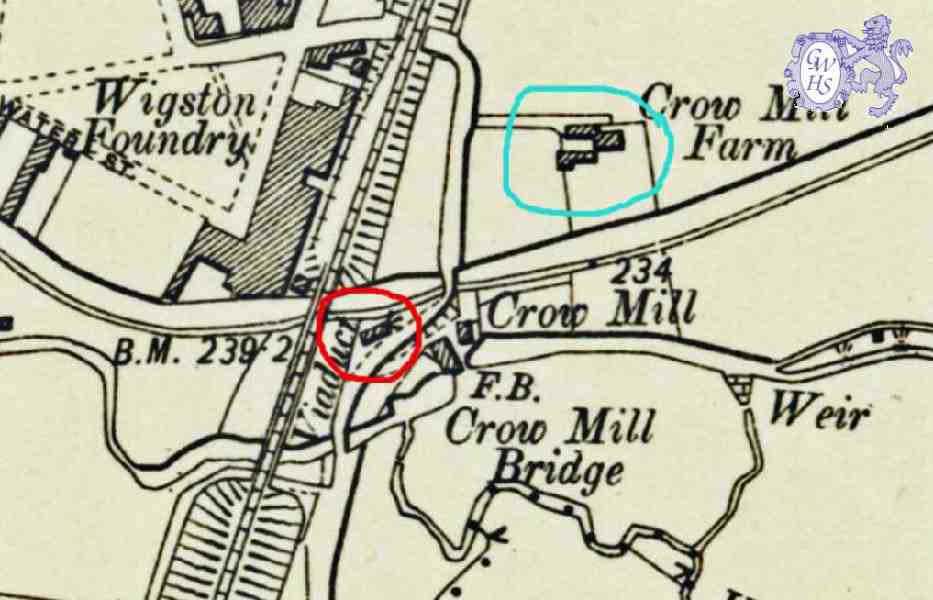 31-022 Map of Crow Mill South Wigston