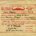 23-607 Harry Hart Two Steeples Lodge 1935 Royal Antediluvian Order of Buffaloes