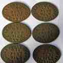 31-383 Wigston Co-operative dairy tokens