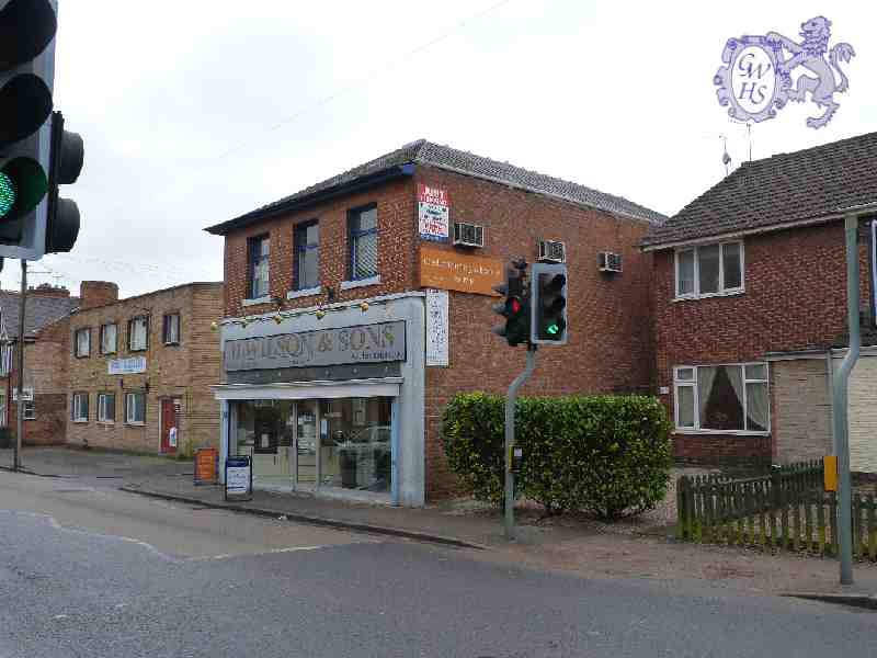 19-075 Semi on right of shop is 47 Moat Street Wigston Magna Feb 2012