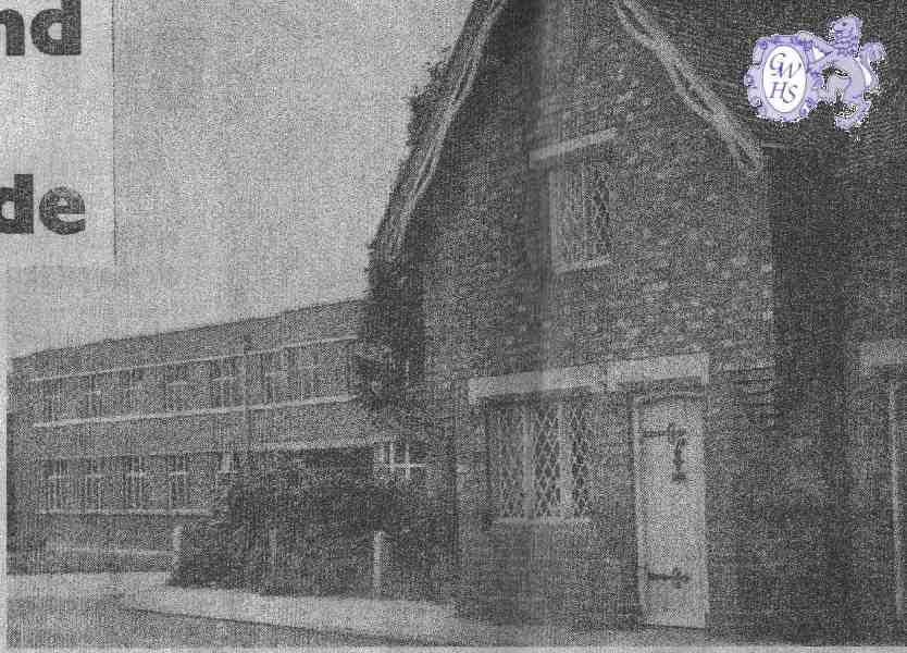 19-458 Original Framwork Knitters cottage in Moat Street Wigston 1964 prior to demolition