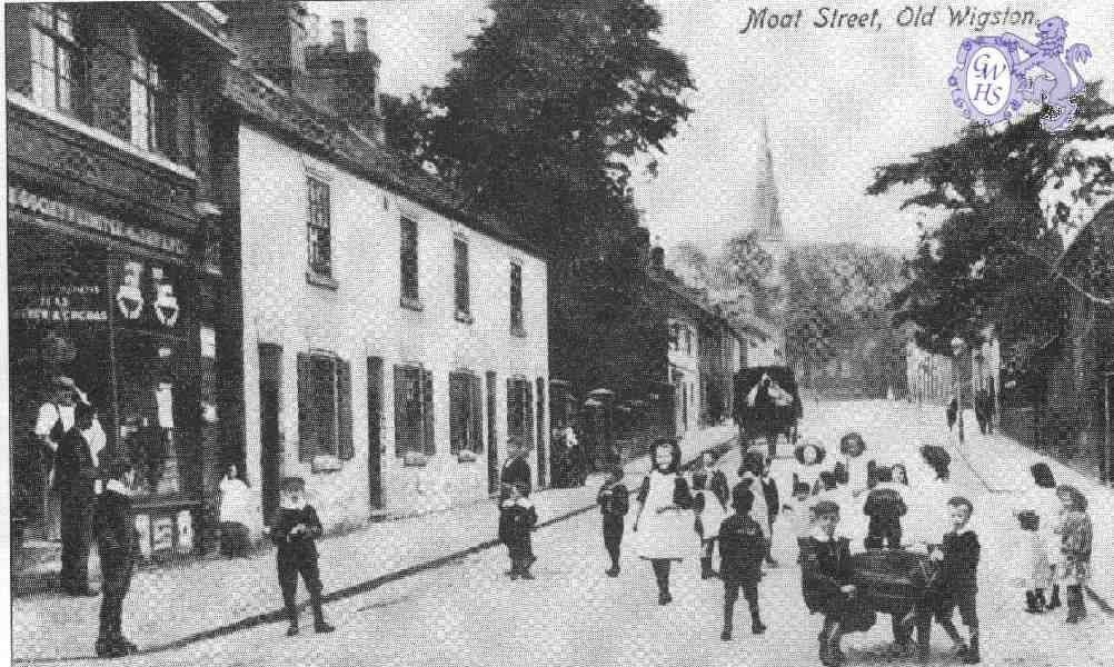 22-110 Moat Street. Wigston Magna circa 1911