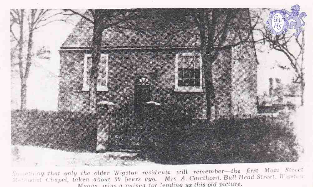 8-235 The first Moat Street Methodist Chapel Wigston Magna