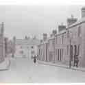 8-277 Mowsley End Wigston Magna c 1950 - Bull Head pub at the bottom of the road
