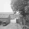 30-199a Co-operative farm yard - Rectory Farm -  to the south of All Saint's Church Newgate End Wigston Magna september 1965