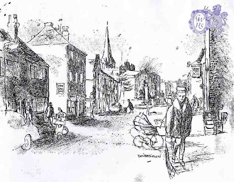 29-705 Oadby Church from London Road by Donald E Green