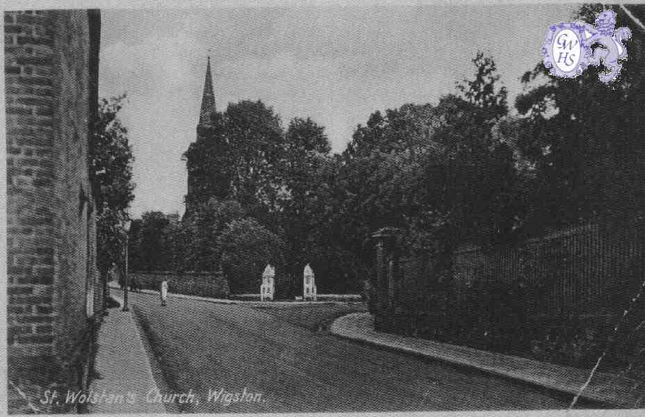 22-012 St Wolstan's Church Oadby Lane circa 1920