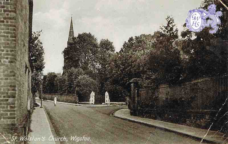 22-013 St Wolstan's Church Oadby Lane circa 1920