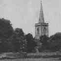 22-014 St Wolstans Church taken from Oadby Lane circa 1900