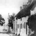 23-018a Oadby Lane looking down to Bull Head Street  Wigston Magna - wall on left is around St Wolstans house