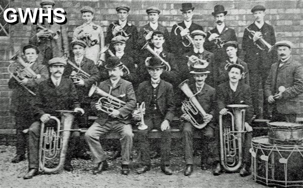 29-381 Charle Moors Band in the early 1890's in South Wigston 