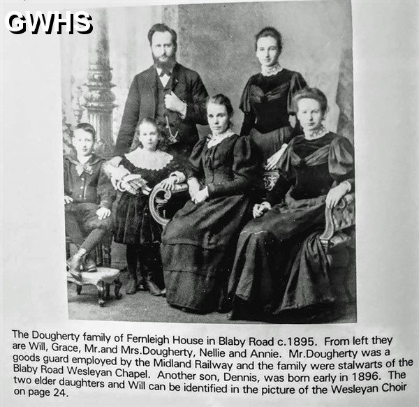 34-736 The Dougherty family of Fernleigh House Blaby Road 1895