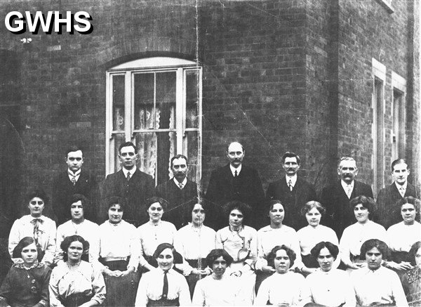 35-651 Wesleyan choir Blaby Road South Wigston  c1912