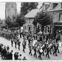 29-325 The Leicestershire Regiment marching along Blaby Road 1945