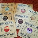 32-112 Records bought from Charles Moore music shop Blaby Road South Wigston